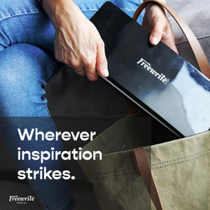 Freewrite Traveler Lightweight and Portable Typewriter with E Ink Digital Screen
