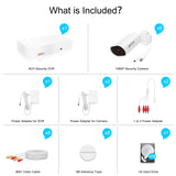 ANRAN 5MP 8CH Outdoor 8 Camera Security System 1080P Night Vision Waterproof 1TB