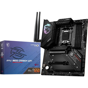 NEW MSI MPG B650 Carbon WiFi Gaming Motherboard (AMD AM5, ATX, DDR5, Wife 6E)