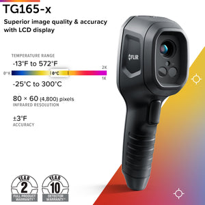 FLIR TG165-X Thermal Imaging Camera with Bullseye Laser TG165-X NEW IN BOX