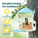 NETVUE Birdfy AI Smart Bird Feeder with Rechargeable Camera AI Auto Capture - NEW