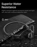 Shokz OpenRun Headphones Bluetooth Wireless Open-Ear USB-C Charging Black - NEW