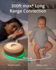 eufy S340 Smart Sock Baby Monitor 2K Camera Track Sleep/Heart Rate/Cry Detection