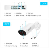 ANRAN 5MP 8CH Outdoor 8 Camera Security System 1080P Night Vision Waterproof 1TB
