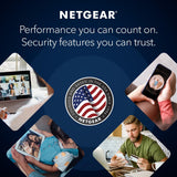 NETGEAR Orbi Whole Home Tri-Band Mesh WiFi 6 System (RBK852) – Router with 1 Sat