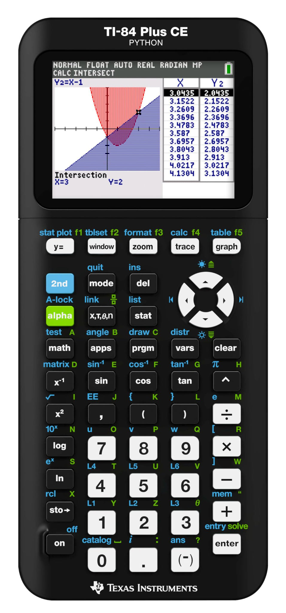 Texas Instruments TI-84 Plus CE Color Graphing Calculator, Black
