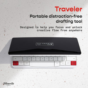 Freewrite Traveler Lightweight and Portable Typewriter with E Ink Digital Screen