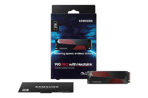 Samsung 990 PRO 2TB NVMe PCIe 4.0 x4 M.2 Internal SSD w/ Heatsink MZ-V9P2T0CW