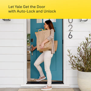 Yale Assure Lock 2 Deadbolt - Black Suede - Keypad Code Smart Door Lock with Z-Wave