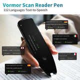 Vormor OCR Pen Scanner and Reader With LCD Touchscreen - 112 Language Smartpen