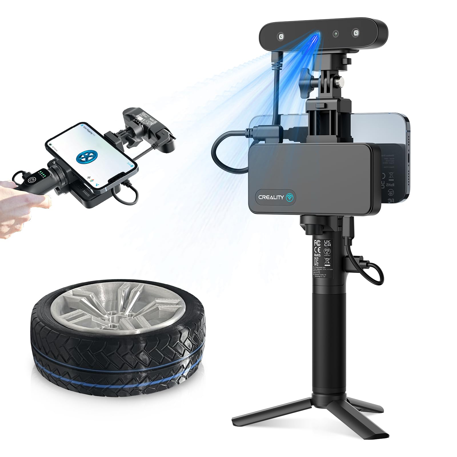 Creality 3D Scanner CR-Scan Ferret Pro Upgrade Handheld Scanner Anti-Shake Track