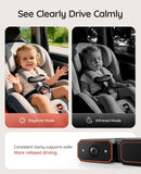 Babyvue BV6PRO Wireless Dual Car Camera Baby Monitor Spilt-Screen - NEW