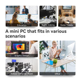 Beelink EQ12 Intel 12th N100 Mini PC Windows 11 DDR5 16G 500G NVME SSD - NEW