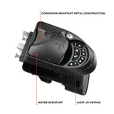 RVLock Class C Charter Keyless Entry Keypad and Handle with Fob, All Metal RV Door Lock and Latch Replacement Kit, Upgraded Silicone Keypad for Class C and A Motorhomes, Fits openings 4.5 x 3.5 Inches