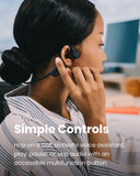 Shokz OpenComm UC Wireless Bone Conduction Stereo Bluetooth Headset Black