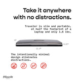 Freewrite Traveler Lightweight and Portable Typewriter with E Ink Digital Screen