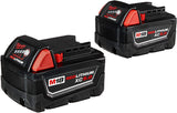 New Genuine 18V Milwaukee 48-11-1852 5.0 AH Batteries M18 XC18 48-11-1850 2-Pack