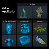 Creality CR-Scan Ferret Pro 3D Scanner - 0.1mm Accuracy, Full Color, WiFi6, - New