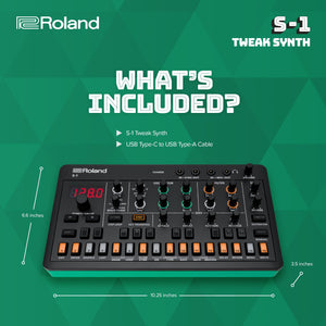 Roland S-1 Tweak Synth Compact Polyphonic Sound Module Synthesizer