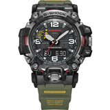 G-Shock Men New Thinner Carbon Mudmaster Watch, Solar Green GWG-2000-1A3