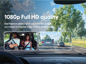 Nexar Pro GPS Dual Dash Cam / Camera System - 64GB MicroSD