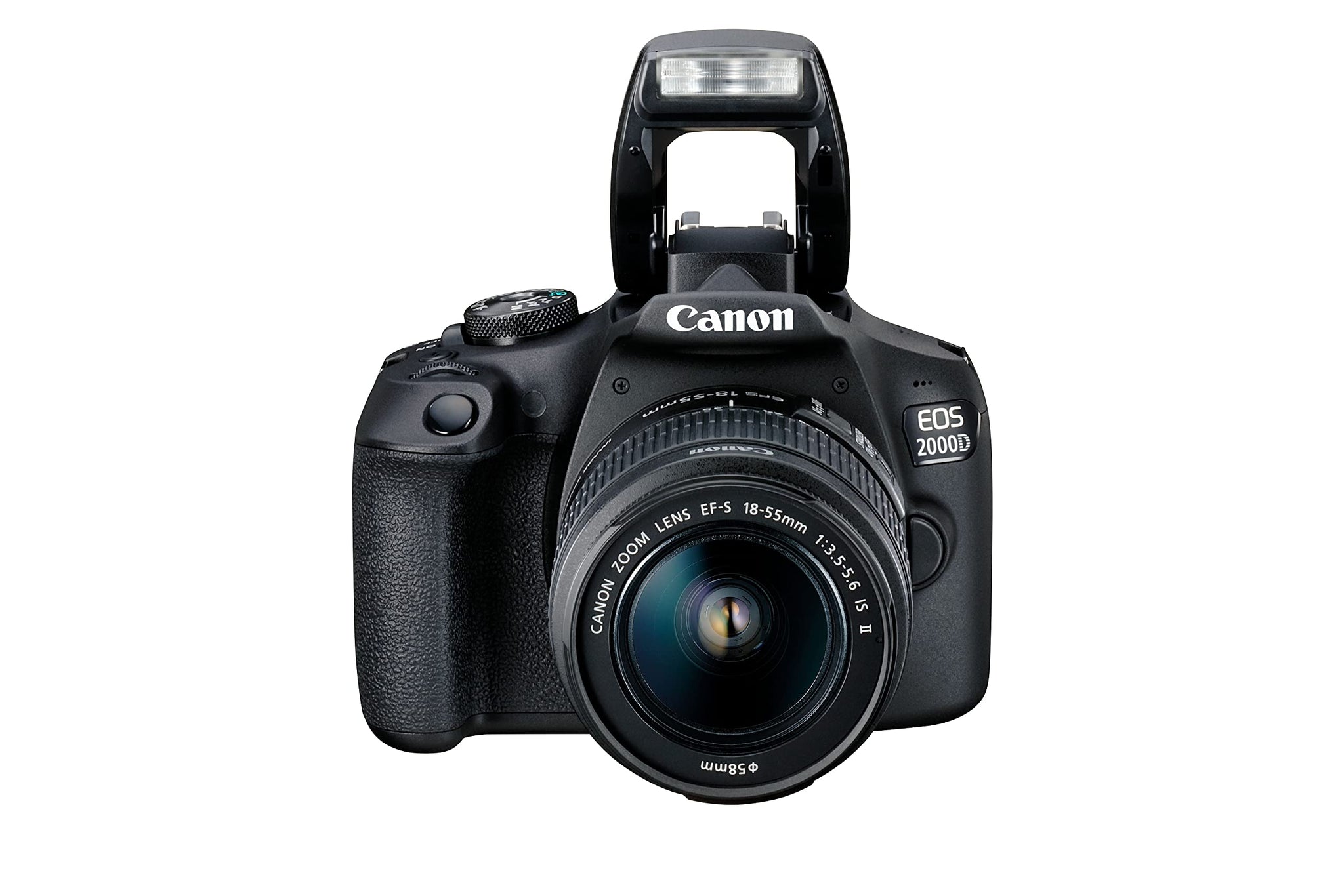 Canon EOS 2000D / Rebel T7 24.1MP CMOS 1080p DSLR Camera + EF-S 18-55mm Lens