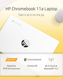 HP Chromebook 11.6" Laptop -MediaTek - MT8183 - 4GB RAM - 32GB SSD Chrome OS