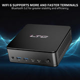 LTC Mini PC AI Ryzen 7 8845HS Radeon 780M 16GB DDR5 1TB PCIe 4.0 SSD Windows