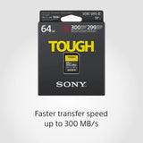 Sony Tough SF-G64T 64GB Class 3 - SDXC Memory Card - (SFG64TT1)