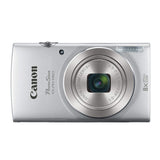 NEW Canon PowerShot ELPH 180 20 MP Digital Camera (Silver) w/ 32GB Accessory Bundle
