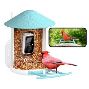 NETVUE Birdfy AI Smart Bird Feeder with Rechargeable Camera AI Auto Capture - NEW