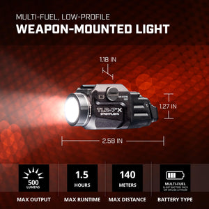 Streamlight 69455 TLR-7 X USB Rechargeable Tactical Gun Light