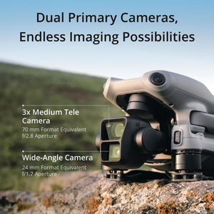 New DJI Air 3 Fly More Combo with DJI RC 2, 2x Battery, Bag and Accessories