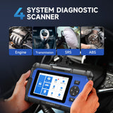 OBD2 Scanner TOPDON AD600S Scan Tool, Code Reader, Diagnostics Scanner for ABS/SRS/AT/Engine, 9 Reset Services, Oil/Brake/BMS/SAS/DPF/TPMS/ETS Reset/ABS Bleeding/Injector Coding, Free Lifetime Upgrade (Copy)