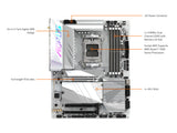 NEW GIGABYTE X670E AORUS PRO X Socket AM5 DDR5 AMD ATX Motherboard