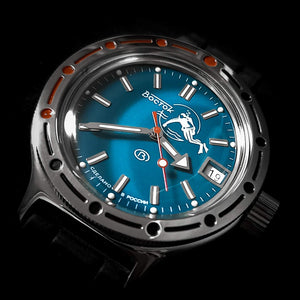 Vostok Amphibia 420059 Watch Scuba Dude Diver Mechanical Automatic USA Seller