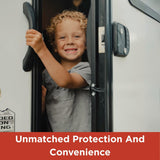 RVLOCK Compact Keyless RV Door Lock with Remote - Camper/Trailer Replacement - NEW