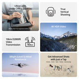 DJI Mini 3 (DJI RC) 4K HDR Video Shooting 38 Minute Flight Drone Gray 10km - NEW