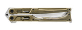Gerber Gear DoubleDown - Folding Machete, Brush Clearing, Green/Stone G1533