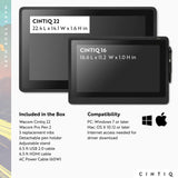 Wacom Cintiq 22 Drawing Tablet w/ Screen 21.5" Full HD Display w/ Pro Pen 2 - NEW