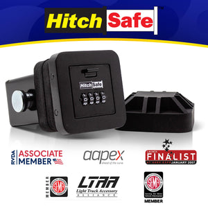HitchSafe HS7000 Key Vault, Black | Hidden Storage Box Drawer with Lock Outdoor