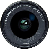 Canon EF-S 10-18mm f/4.5-5.6 is STM Lens
