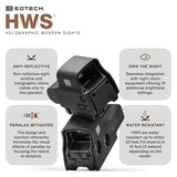 EOTECH - EXPS3 HOLOgraphic Weapon Sight, Night Vision Compatible (EXPS3-0)
