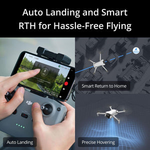 DJI Mini 3 (DJI RC) 4K HDR Video Shooting 38 Minute Flight Drone Gray 10km - NEW