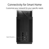 ASUS ZenWiFi Pro AXE11000 Tri-Band WiFi 6E Mesh System (ET12 2PK) - Whole Home