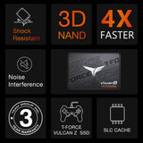 Team Group SSD 1TB T-FORCE VULCAN Z 2.5" SATA III 3D NAND Internal Drive