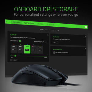 Razer Ultralight Ambidextrous Wired Gaming Mouse 2nd Gen Razer Optical Switches