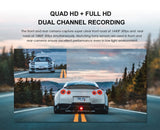 VIOFO A129 Plus Duo Dash Cam 2K 1440P 60FPS + 1080P 30FPS Wi-Fi GPS - NEW