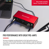 Focusrite SCARLETT 2i2 (3rd Gen) 2X2 USB Audio Interface Recording