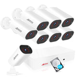ANRAN 5MP 8CH Outdoor 8 Camera Security System 1080P Night Vision Waterproof 1TB